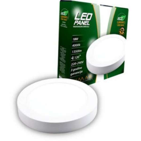 LUMAX ECO LUMNPK-18W 4000K Nadgradni-Cetvrtasti 1530 lm