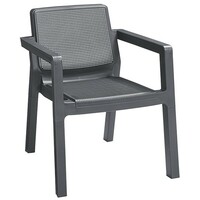 KETER Bastenski set Emilly Patio bez jastuka, grafit