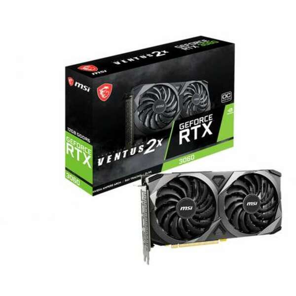 MSI nVidia GeForce RTX 3060 12GB 192bit RTX 3060 VENTUS 2X 12G OC LHR