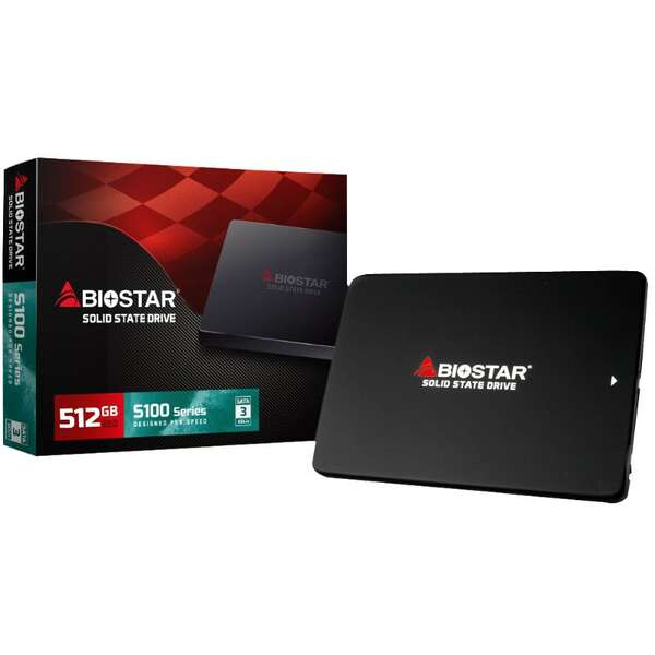 BIOSTAR SSD 512GB S100 SATA3