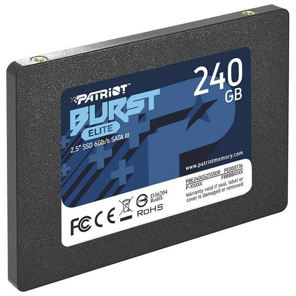 PATRIOT BURST ELITE SSD 240GB SATA3 PBE240GS25SSDR