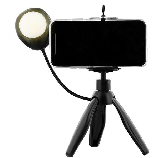 TNB Mini tripod for smartphone with LED - INFLUENCE