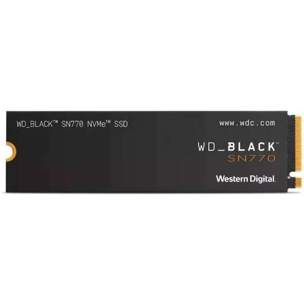WD 500GB M.2 NVMe Gen4 WDS500G3X0E SN770 Black