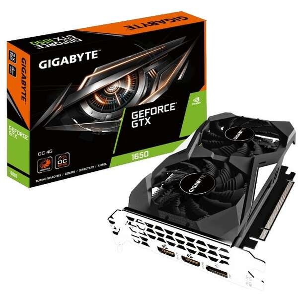 GIGABYTE nVidia GeForce GTX 1650 4GB 128bit GV-N1650OC-4GD