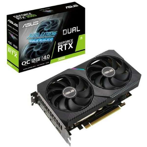 ASUS nVidia GeForce RTX 3060 12GB 192bit DUAL-RTX3060-O12G-V2 LHR