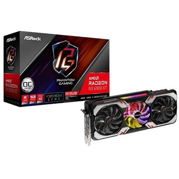 ASROCK AMD Radeon RX 6900 XT Phantom Gaming D 16G OC