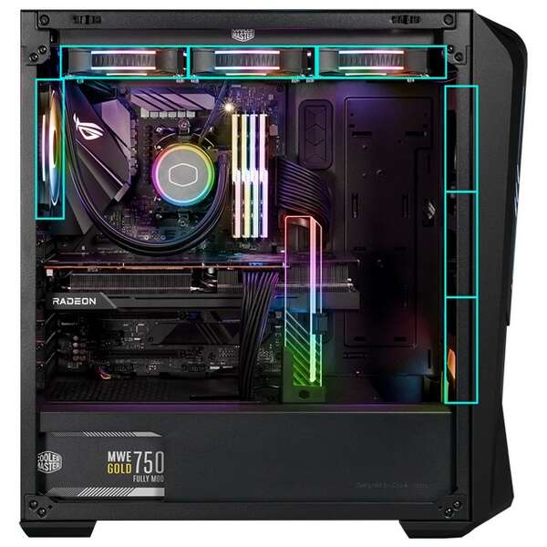 COOLER MASTER MasterBox 500 (MB500-KGNN-S00)