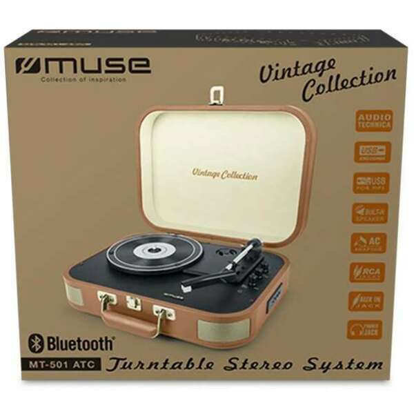 MUSE MT-501ATC 2x5W braon