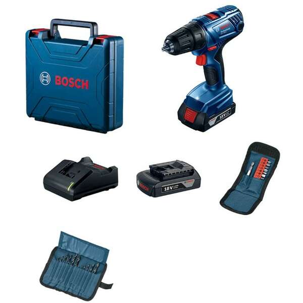 BOSCH GSR 180-Li + 23-delni set pribora (06019F810A)