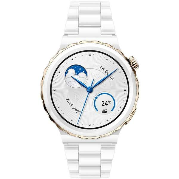 HUAWEI Watch GT 3 Pro 43mm White Ceramic (Frigga-B19T)