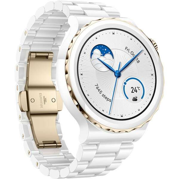 HUAWEI Watch GT 3 Pro 43mm White Ceramic (Frigga-B19T)