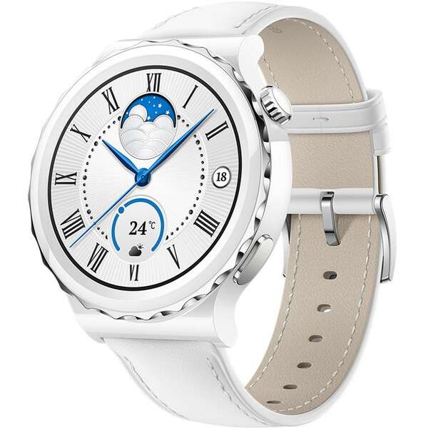 HUAWEI Watch GT 3 Pro 43mm White Leather (Frigga-B19V)