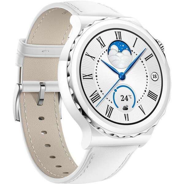 HUAWEI Watch GT 3 Pro 43mm White Leather (Frigga-B19V)