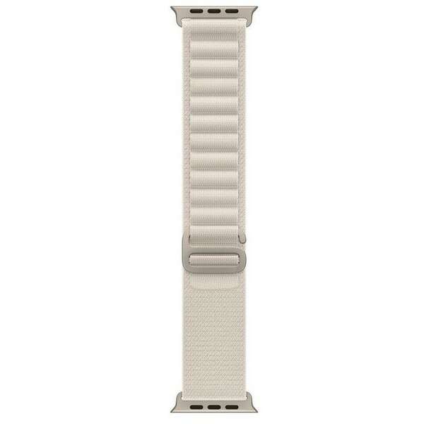 Apple Watch 49mm Band Starlight Alpine Loop - Small mqe53zm/a