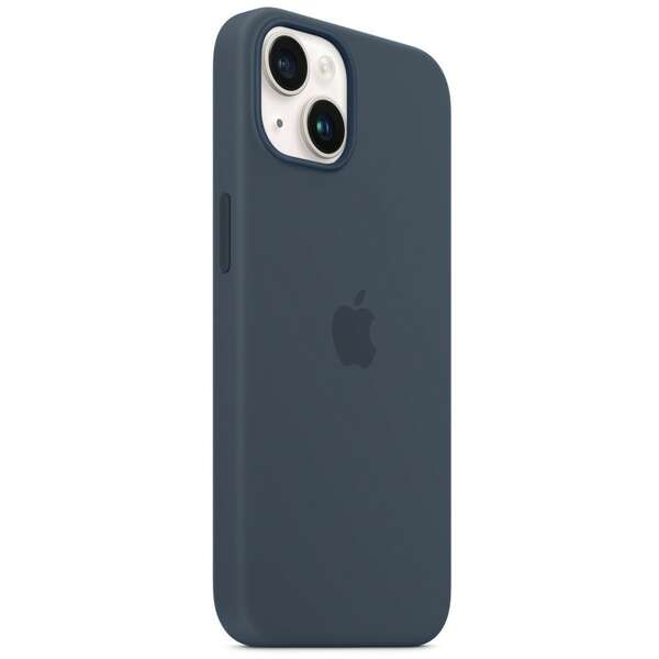 APPLE iPhone 14 Silicone Case with MagSafe - Storm Blue mprv3zm/a 