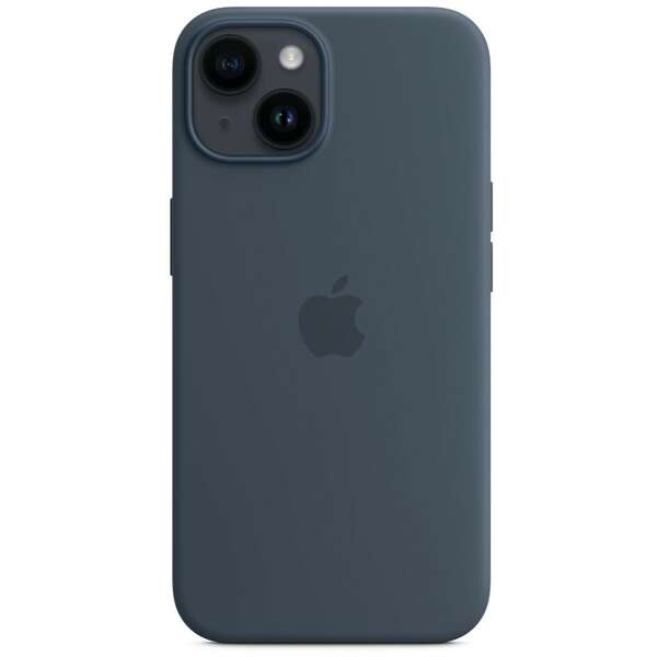 APPLE iPhone 14 Silicone Case with MagSafe - Storm Blue mprv3zm/a