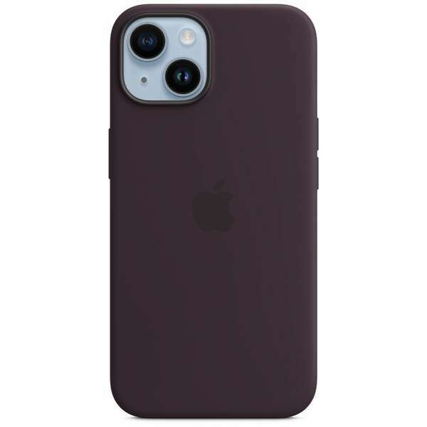 APPLE iPhone 14 Silicone Case with MagSafe - Elderberry mpt03zm/a 