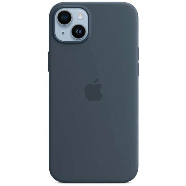 APPLE iPhone 14 Plus Silicone Case with MagSafe - Storm Blue mpt53zm/a 