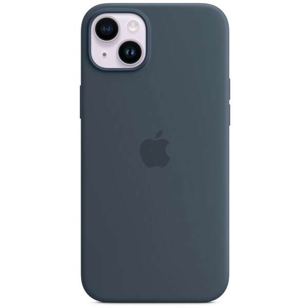 APPLE iPhone 14 Plus Silicone Case with MagSafe - Storm Blue mpt53zm/a 