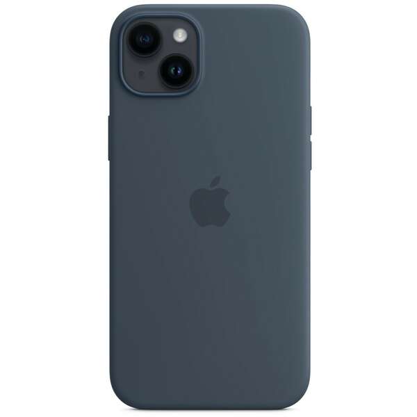 APPLE iPhone 14 Plus Silicone Case with MagSafe - Storm Blue mpt53zm/a 