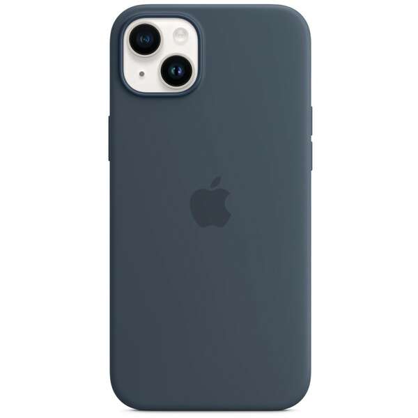 APPLE iPhone 14 Plus Silicone Case with MagSafe - Storm Blue mpt53zm/a 