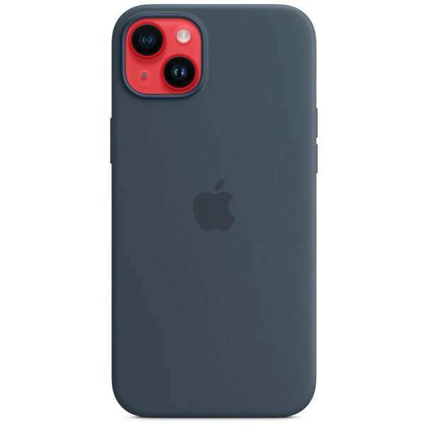 APPLE iPhone 14 Plus Silicone Case with MagSafe - Storm Blue mpt53zm/a 