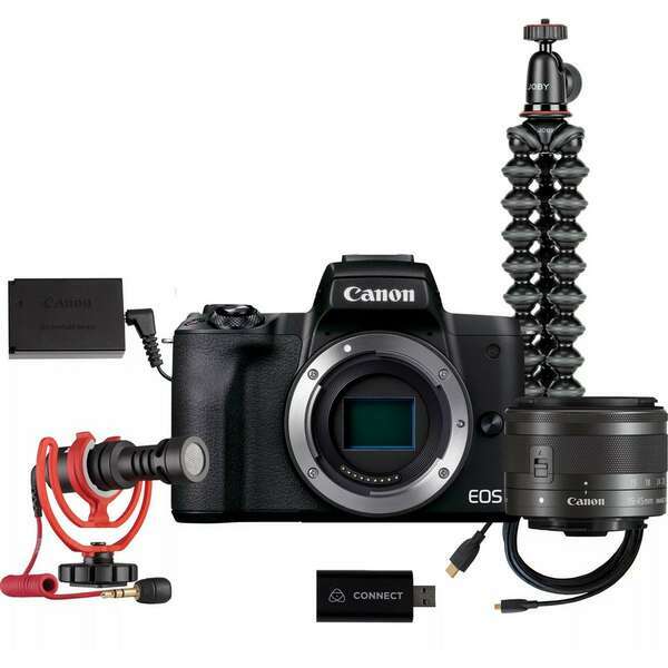 CANON EOS M50 II 15-45 live streaming kit