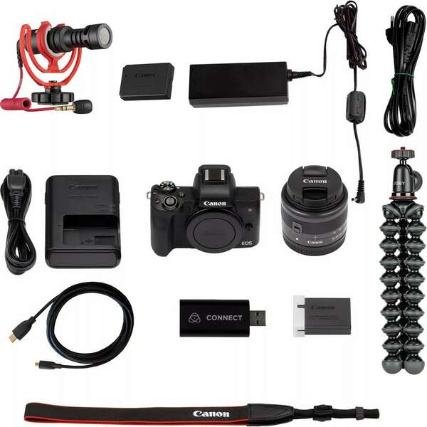 CANON EOS M50 II 15-45 live streaming kit