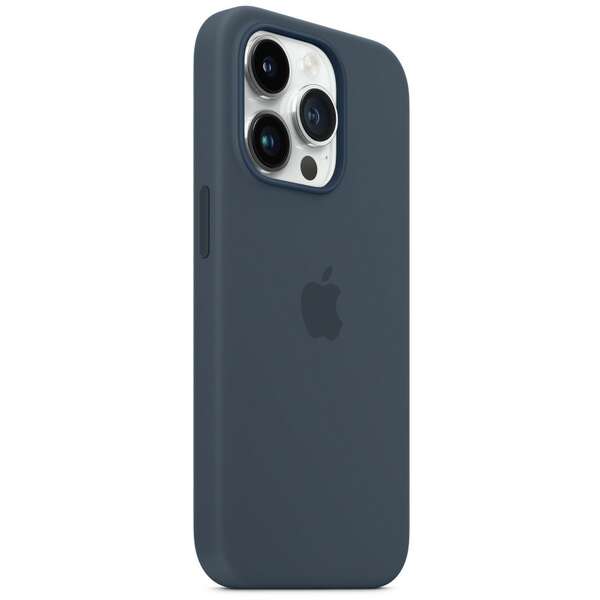 APPLE iPhone 14 Pro Silicone Case with MagSafe - Storm Blue mptf3zm/a 