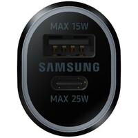 SAMSUNG 25W+15W Car Charger Duo Black EP-L4020-NBE