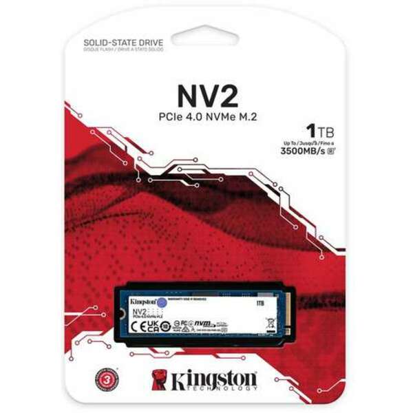 KINGSTON 1000G NV2 M.2 2280 PCIe 4.0 NVMe SSD