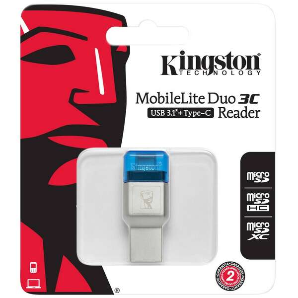 KINGSTON citac kartica MobileLite DUO 3C, fcr-ml3c