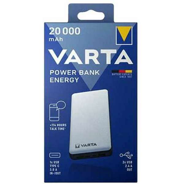 VARTA Powerbank eksterna baterija Energy 20000mAh