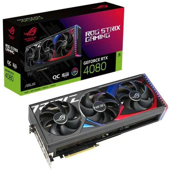 ASUS nVidia GeForce RTX 4080 16GB 256bit ROG-STRIX-RTX4080-O16G-GAMING