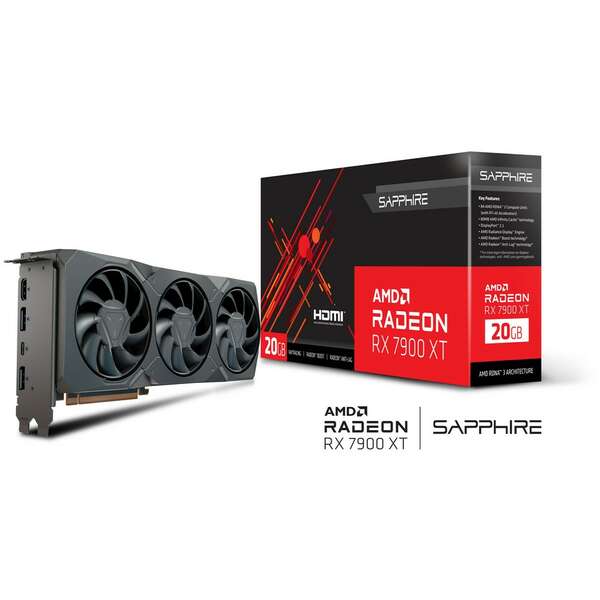 SAPPHIRE AMD Radeon RX 7900 XT 20GB RX 7900 XT GAMING 20GB (21323-01-20G)