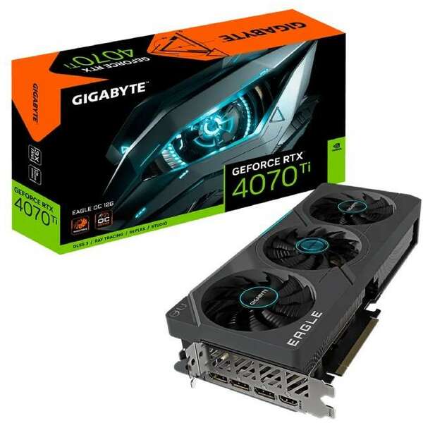 GIGABYTE nVidia GeForce RTX 4070 Ti EAGLE 12GB GV-N407TEAGLE OC-12GD