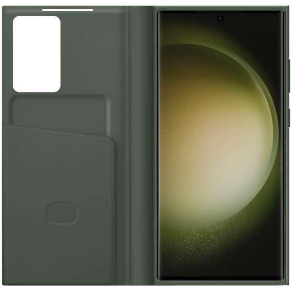 SAMSUNG Smart View Wallet Case S23 Ultra Khaki EF-ZS918-CGE