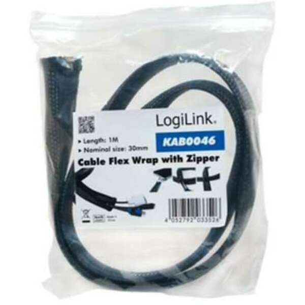 LOGILINK Zastita za kabl 1m (Crna)