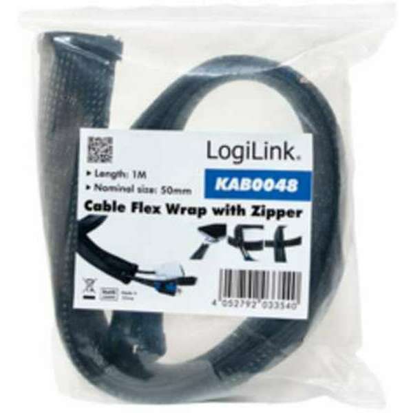 LOGILINK Zastita za kabl 1m (Crna) N