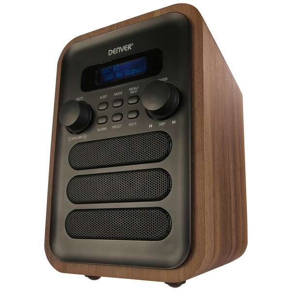 DENVER DAB-48 RADIO FM GREY