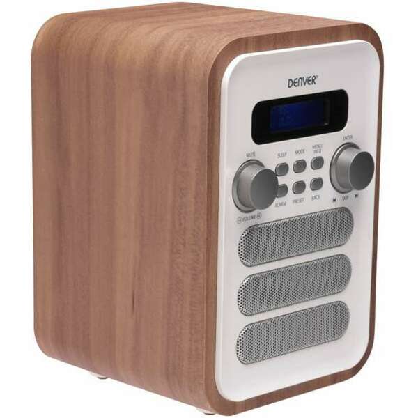 DENVER DENVER DAB-48 RADIO FM WHITE