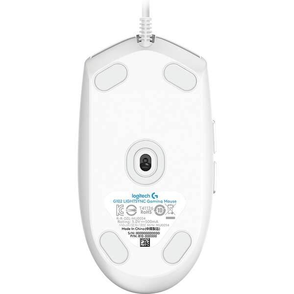 LOGITECH G102 LIGHTSYNC WHITE