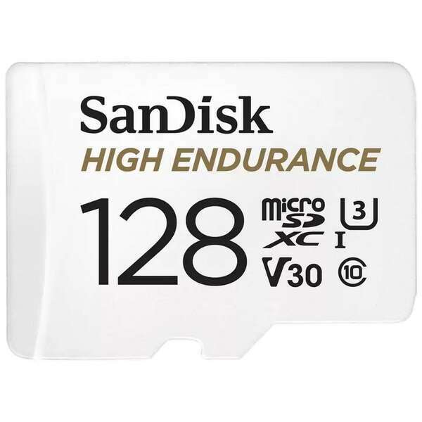 SANDISK SDHC 128GB micro 100MB/s40MB/s Class10 U3/V30 + ADAPTER
