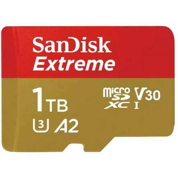 SANDISK SDXC 1TB Extreme micro 190MB/s UHS-I Class10 U3 V30 + ADAPTER