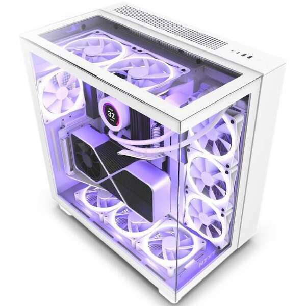 NZXT H9 Elite belo (CM-H91EW-01)