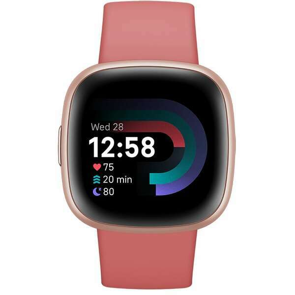FITBIT Smart Watch Versa 4 Pink Sand / Copper Rose
