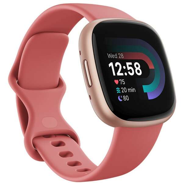 FITBIT Smart Watch Versa 4 Pink Sand / Copper Rose