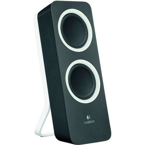 LOGITECH Z200 Stereo Speakers - MIDNIGHT BLACK - 3.5 MM