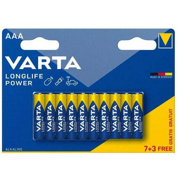 VARTA Longlife Power alkalna baterija LR03 7+3