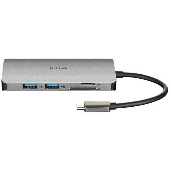 D-LINK USB HUB USB-C USB-3.0,USB-C,RJ45,HDMI,D-Link, DUB-M810   